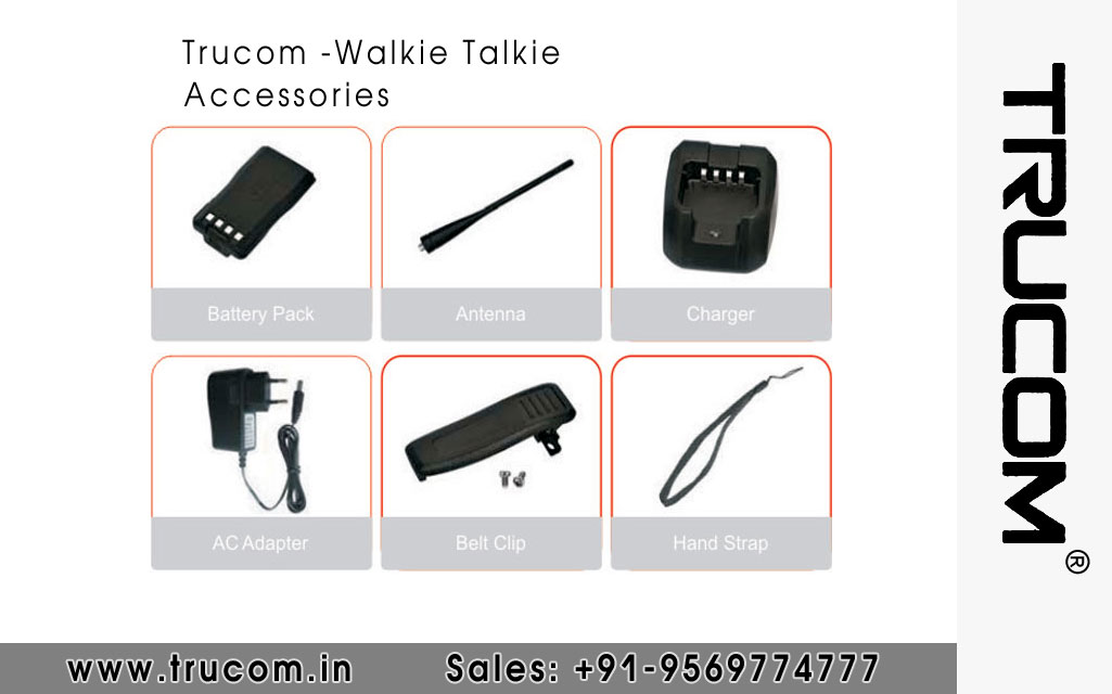 Trucom Walkie Talkie Accessories dealers distributors suppliers in Ahmedabad Gujarat India